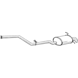 galinis duslintuvas
                                BOSAL                                286-057, Nenurodytas gamintojas, 286