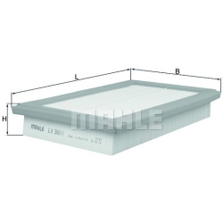 oro filtras
                                KNECHT                                                LX3811, KNECHT, LX3811, aut