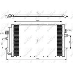 kondensatorius, oro kondicionierius EASY FIT
                                NRF                                             