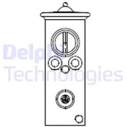 išsiplėtimo vožtuvas, oro kondicionavimas
                                DELPHI                                          