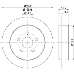 stabdžių diskas (1vnt)
                                MINTEX                                                MDC1330, Nenur