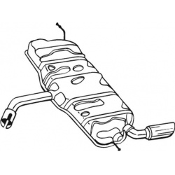 galinis duslintuvas
                                BOSAL                                                233-127, Nenurodytas