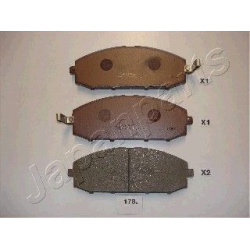 stabdžių trinkelių rinkinys, diskinis stabdys
JAPANPARTS
