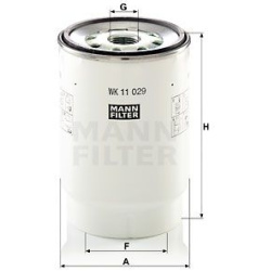 kuro filtras
                                MANN-FILTER                                                WK11029Z, MANN-FILTER