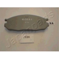 stabdžių trinkelių rinkinys, diskinis stabdys
JAPANPARTS