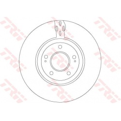 stabdžių diskas (1vnt) TRW SINGLE
                                                DF7302S, TRW, DF7302S, auto detalė