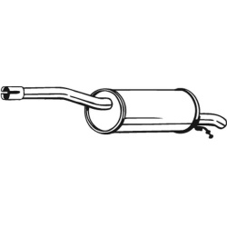 galinis duslintuvas
                                BOSAL                                200-005, Nenurodytas gamintojas, 200