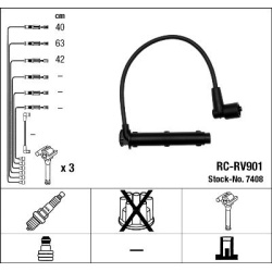 uždegimo laido komplektas
                                NGK                                                7408, NGK, 7408