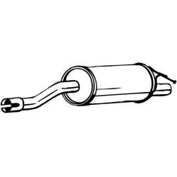 galinis duslintuvas
                                BOSAL                                                200-091, Nenurodytas