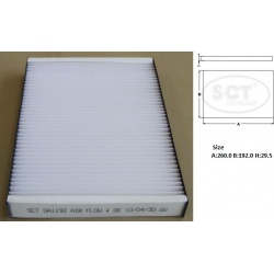 filtras, salono oras SA 1192
                                SCT - MANNOL                                                SA11