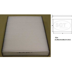 Filtras, salono oras SA 1213
                                SCT - MANNOL                                                SA12