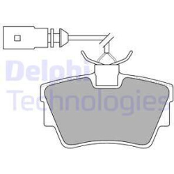 stabdžių trinkelių rinkinys, diskinis stabdys
                                DELPHI                                      