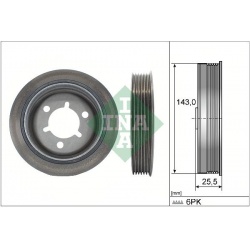 skriemulys, alkūninis velenas
                                INA                                                544 0145 10