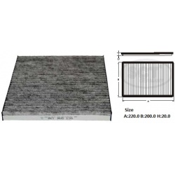 filtras, salono oras SAK 138
                                SCT - MANNOL                                SAK138, SCT - MANNOL