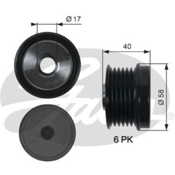 laisvos eigos sankaba, kint. sr. generatorius DriveAlign™
                                GATES                            