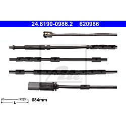 įspėjimo kontaktas, stabdžių trinkelių susidėvėjimas
                                ATE                              