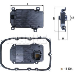 hidraulinis filtras, automatinė transmisija
                                KNECHT                                          