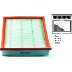 Filtras oro
                                SCT - MANNOL                                                SB079, SCT - MANNOL, 
