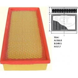 Filtras oro
                                SCT - MANNOL                                                SB098, SCT - MANNOL, 