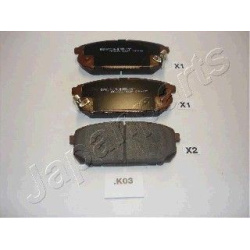 stabdžių trinkelių rinkinys, diskinis stabdys
                                JAPANPARTS                                PP