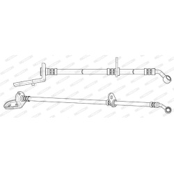 stabdžių žarnelė
                                FERODO                                                FHY2804, FERODO, F