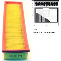 Filtras oro
                                SCT - MANNOL                                                SB221, SCT - MANNOL, 
