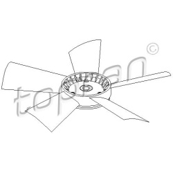 ventiliatoriaus ratas, variklio aušinimas
                                TOPRAN                                            