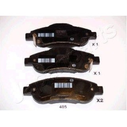 stabdžių trinkelių rinkinys, diskinis stabdys
                                JAPANPARTS                                PA