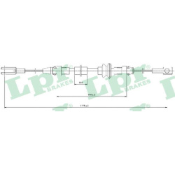 trosas, stovėjimo stabdys
                                LPR                                C0368B, Nenurodytas gamintojas,