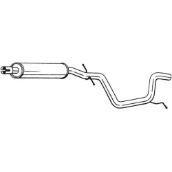 vidurinis duslintuvas
                                BOSAL                                                281457, Nenurodyta