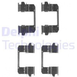 priedų komplektas, diskinių stabdžių trinkelės
DELPHI