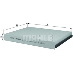 filtras, salono oras
                                KNECHT                                                LA877, KNECHT, LA8