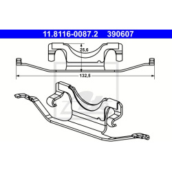 spyruoklė, stabdžių apkaba
                                ATE                                                11.8116-0087