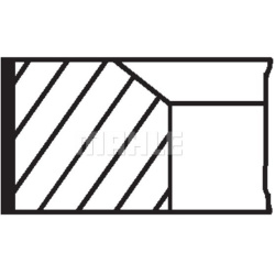 stūmoklio žiedų komplektas
                                MAHLE                                                681 RS 001