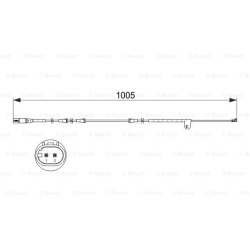 įspėjimo kontaktas, stabdžių trinkelių susidėvėjimas
                                BOSCH                            