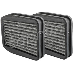 filtrų rinkinys, kabinos oras
                                TOPRAN                                                400 210,