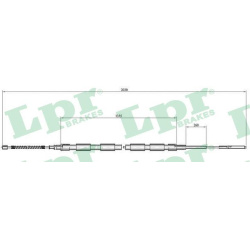 trosas, stovėjimo stabdys
                                LPR                                C0302B, Nenurodytas gamintojas,