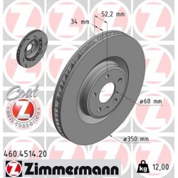 stabdžių diskas (1vnt) COAT Z
                                ZIMMERMANN                                                460