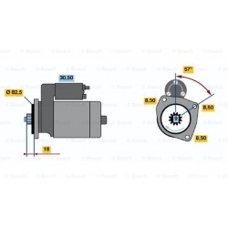 starteris
                                BOSCH                                                0986012650, BOSCH, 0986012650,