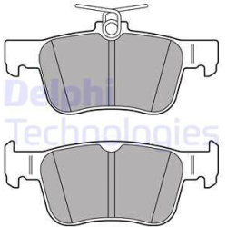 stabdžių trinkelių rinkinys, diskinis stabdys
                                DELPHI                                      
