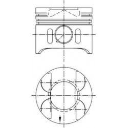 stūmoklis
                                KOLBENSCHMIDT                                97409600, KOLBENSCHMIDT, 97409600, au
