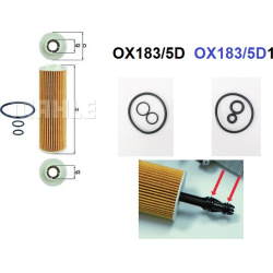 Filtras tepalo
                                MAHLE                                                OX183/5D, MAHLE, OX1835D,
