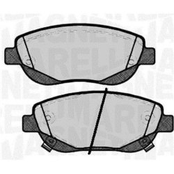 stabdžių trinkelių rinkinys, diskinis stabdys
                                MAGNETI MARELLI                             