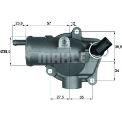 Termostatas
                                MAHLE                                                TH1187, MAHLE, TH1187, auto 