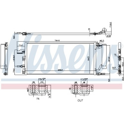 kondensatorius, oro kondicionierius ** FIRST FIT **
                                NISSENS                                  