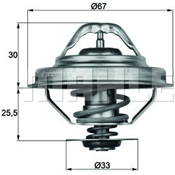 Termostatas
                                MAHLE                                                TX2892D, MAHLE, TX2892D, aut