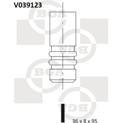 Vožtuvas įsiurbimo
                                BGA                                                V039123, BGA, V039123