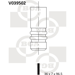 Vožtuvas įsiurbimo
                                BGA                                                V039502, BGA, V039502