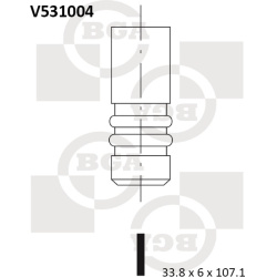 Vožtuvas išmetimo
                                BGA                                                V531004, BGA, V531004,