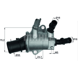 Termostatas
                                MAHLE                                                TI14388, MAHLE, TI14388, aut